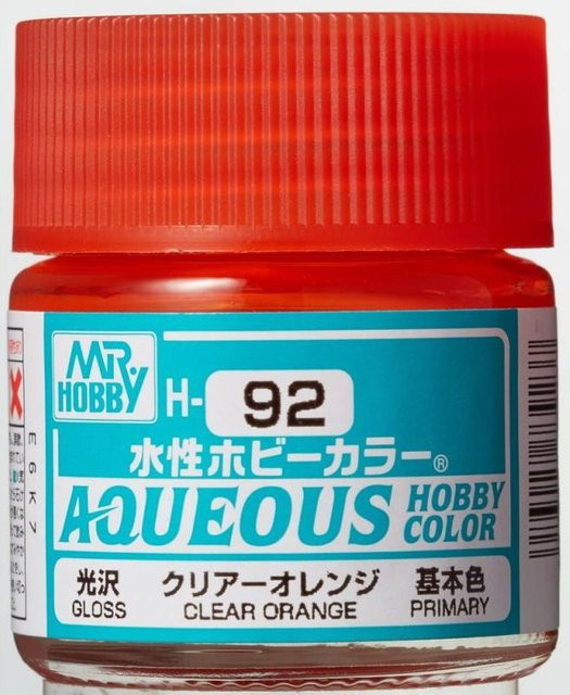 Mr Hobby Aqueous Hobby Colors, Clear Orange, 10 ml - Bild 1