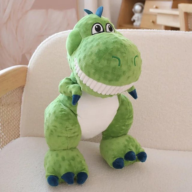 Kidsly Tyrannosaurus Rex-Plüschtier, Dinosaurier, grün, 35cm - Bild 1