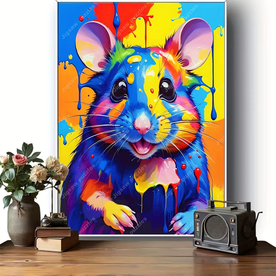 AZNM Kunstpuzzle, Bunt / Mehrfarbig, Tiere - Bild 4