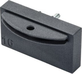 Lamello Clamex P Bohrlehre mit Wechsellamelle P-16 in Schwarz, passend für Art.Nr. 125344 und LC P-16 - Bild 1