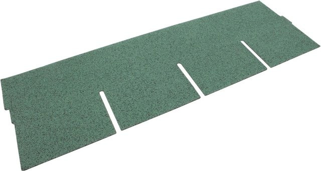 Daprona Bitumen Dachschindeln Rechteck Grün B: 32 cm, L: 1 m, Menge: 20 Stück - Bild 1