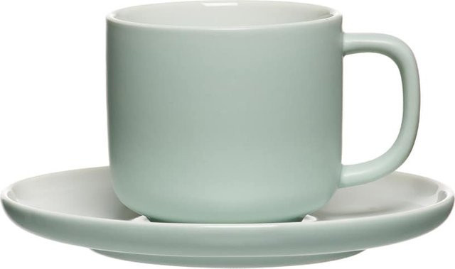 Ritzenhoff & Breker Kaffeetasse Jasper mit Untertasse, Blau, Keramik, 240 ml - Bild 1