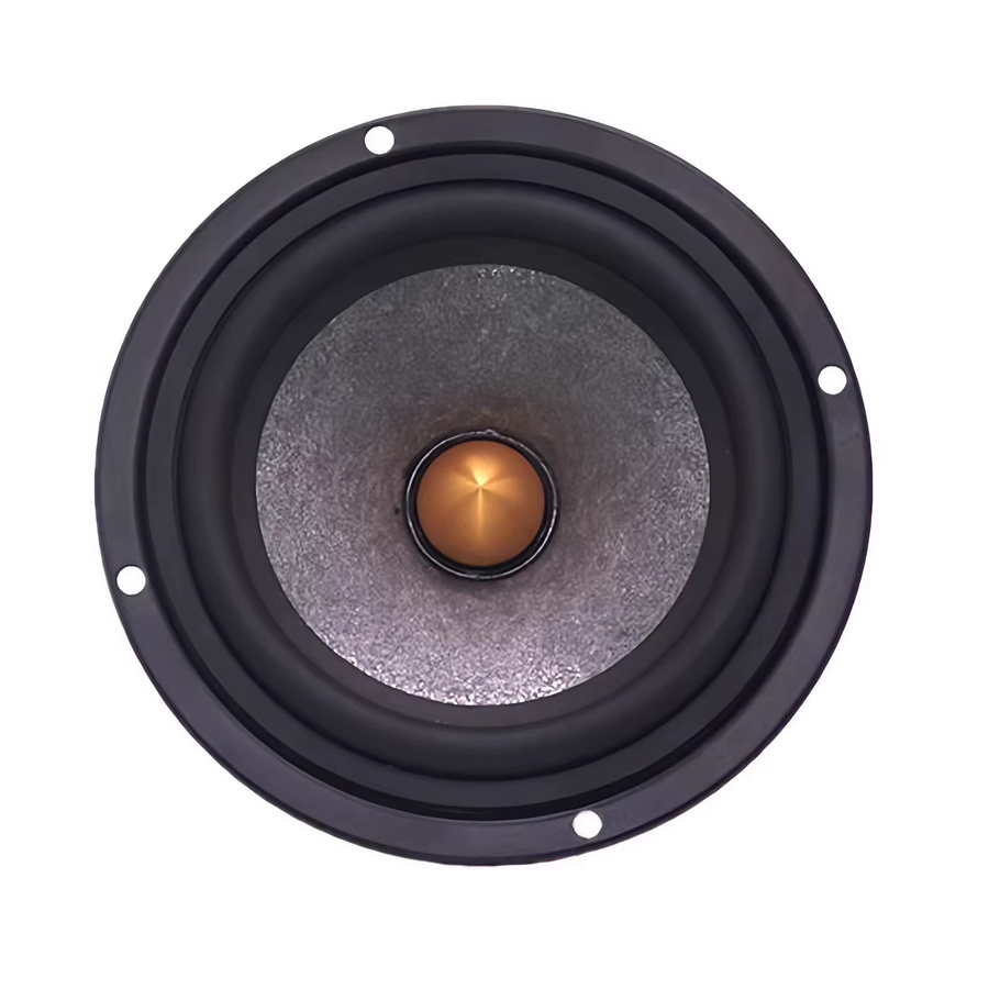 GHXAMP 4-Zoll HIFI-Breitbandlautsprecher in Schwarz, 8Ω 12W, passiv für kräftigen Bass und Mitteltonbereich - Bild 2