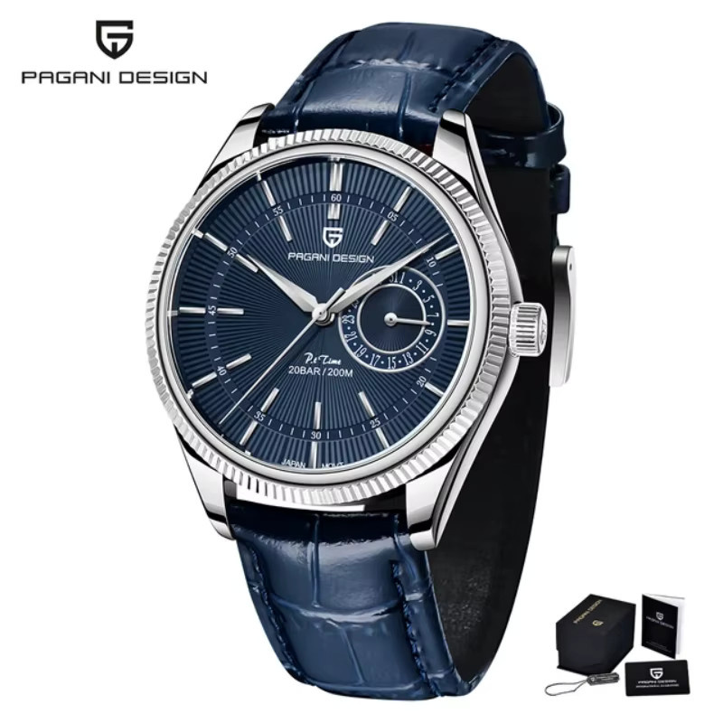 PAGANI DESIGN Taucheruhr, Quarz, Edelstahl, Saphirglas, Datum, Herren - Bild 6