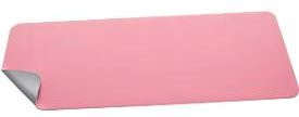 Schreibtischunterlage Sigel Desk Pad aus Kunstleder, beidseitig nutzbar und einrollbar, Farbe: Pink-Silber, B: 80 cm, T: 30 cm, H: 0,2 cm - Bild 1