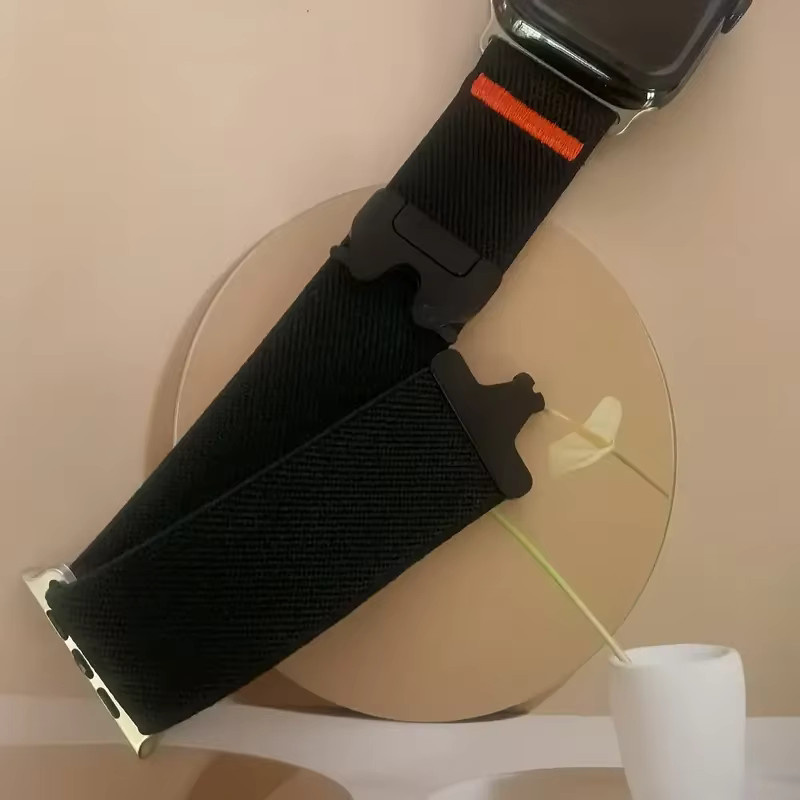 Uhrenarmband Textil/NATO, Schwarz, Unisex - Bild 2