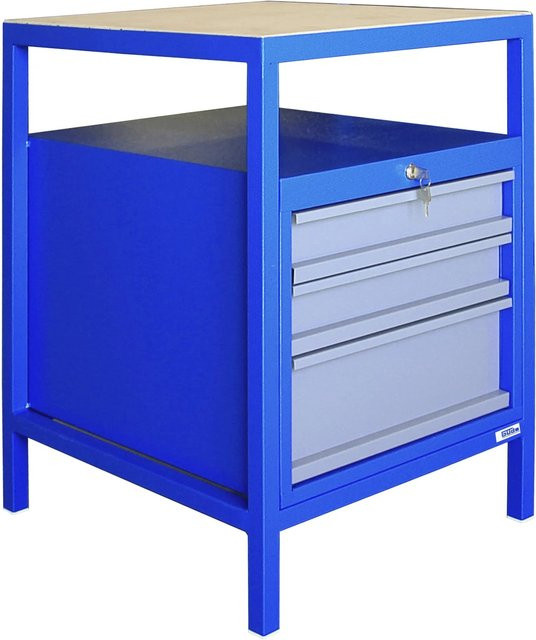Güde Werkbank P 600 S aus Stahl in Blau-Silber, B/T/H: 85,0 x 60,0 x 3,0 cm - Bild 2