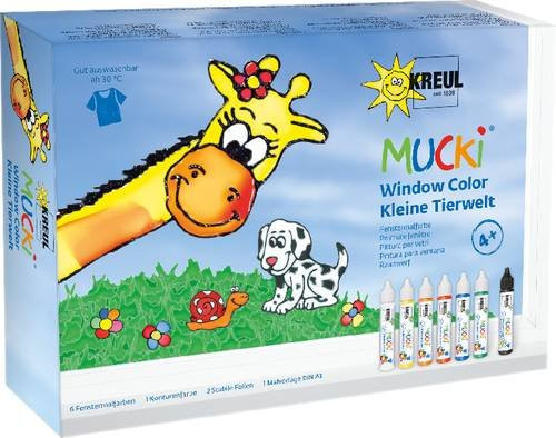 Mucki Window Color 7er Set Tierwelt in Bunt/Mehrfarbig - Bild 1