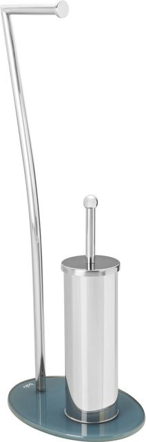 baliv WC-Bürstengarnitur ST-6920 aus Edelstahl in Silber - Bild 1