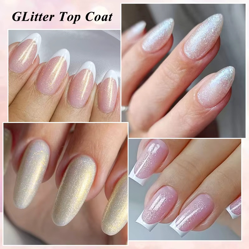 MEET ACROSS Gel-Nagellack, Gold, Schimmernd, 7 ml - Bild 4