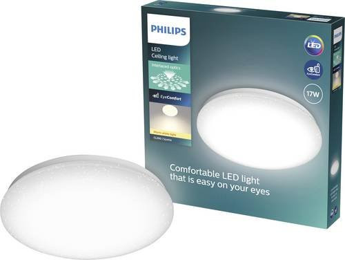 Philips LED-Deckenleuchte in Weiß, moderne runde Deckenlampe - Bild 1