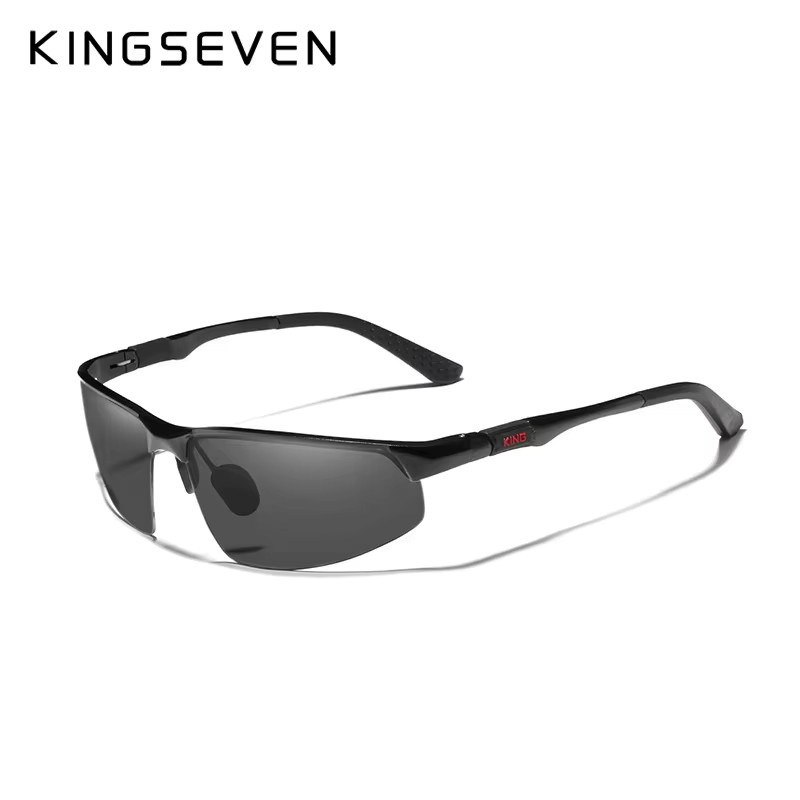 KINGSEVEN Sportsonnenbrille, Vollrand, black, unisex, polarisiert - Bild 3