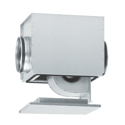 Helios SB 250 C SILENTBOX Schallgedämpfter Rohrventilator in Silber, 960 m³/h - Bild 1