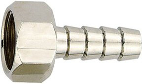 Riegler Aufschraubschlauchtülle aus Edelstahl in Silber, G 1/4 Zoll für Schlauch LW 8, ES 1.4571 - Bild 1