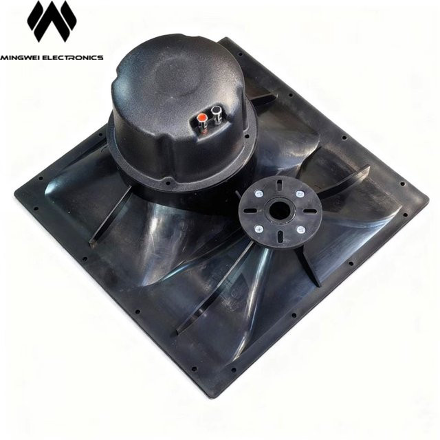 Prohsaudio KV400 Professioneller Lautsprecherhorn-Wellenleiter mit 1,4 Zoll Membran für PA-Audio Hochmitteltöner in Schwarz, B/T/H: 40 x 40 x 29,7 cm - Bild 1