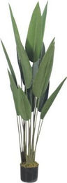 Paperflow Kunstpflanze Paradiesvogelblume in Grün mit Kunststoff-Topf, Höhe: 140 cm - Bild 1