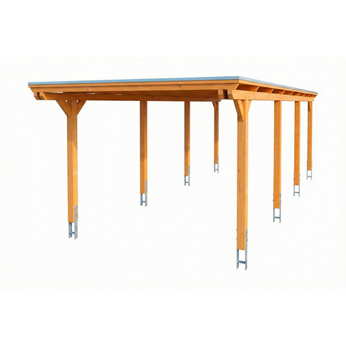 SKANHOLZ Carport Emsland aus Fichte mit EPDM-Dach in Eiche Hell und Braun, B: 846 cm, T: 340 cm - Bild 3