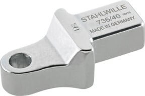 Stahlwille Bit-Halter-Einsteckwerkzeug für Bits 5/16 Zoll in Silber, Werkzeugaufnahme 14 x 18 mm - Bild 1