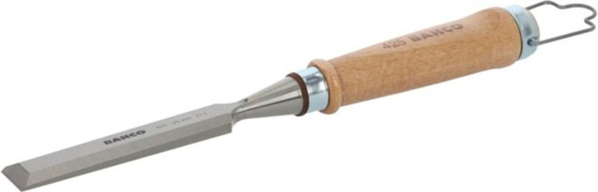 Bahco Stechbeitel mit Holzgriff und vernickeltem Stahlring, Breite: 22 mm, Tiefe: 140 mm - Bild 2