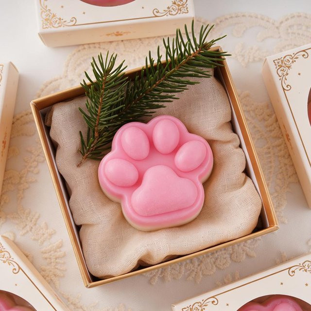 Happy Soap Rosa Katzenpfoten-Seife, Körperpflege - Bild 1