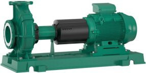 Wilo Trockenläufer-Normpumpe Atmos GIGA-N50/250-3/4 DN65/DN50 3kW in Grün - Bild 1