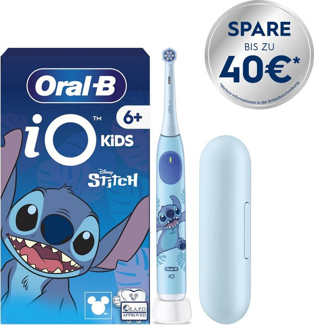 Oral-B iO Kids 6+ Stitch Zahnbürste, Blau - Bild 2
