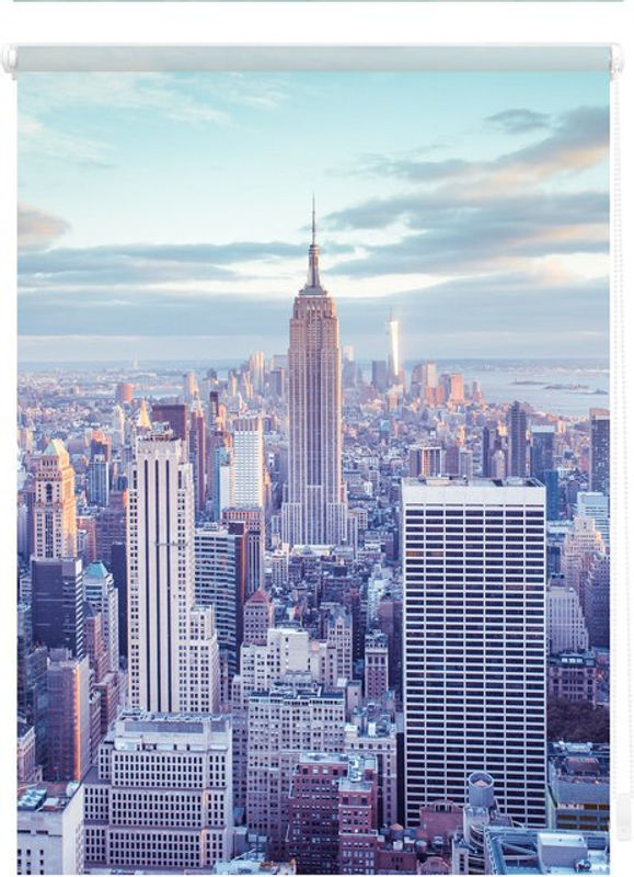 Lichtblick Rollo Klemmfix New York Blau blickdicht B: 100 cm, H: 150 cm - Bild 2