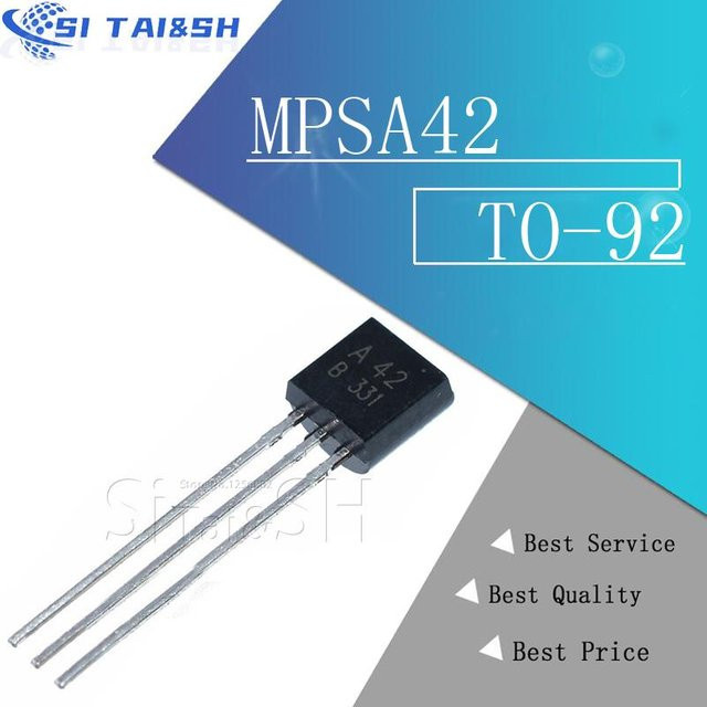 100 Stück Si Tai&SH Transistor Set in Schwarz mit Modellen MPSA42 MPSA13 MPSA92 MPSA18 Z0103MA Z0607MA BT169D BT131-600 - Bild 1