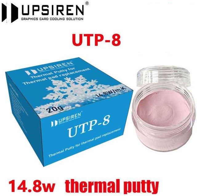 Upsiren Thermo Kitti UTP8 Wärmeleitpaste als Ersatz für Thermal Pads für VGA GPU und Prozessor - Bild 1