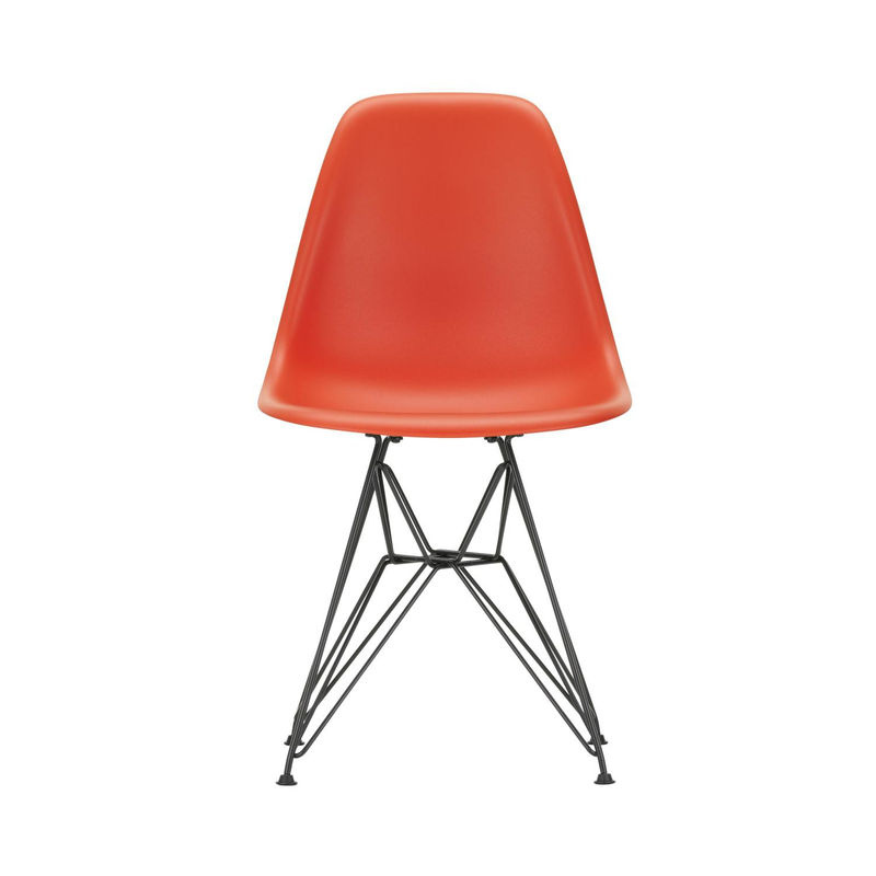 Vitra DSR Eames Plastic Side Chair aus Polypropylen in Rot matt - Bild 2