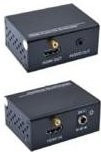 VivoLink Audio-Disembedder in Schwarz mit HDMI und 3,5 mm Klinke für Full HD - Bild 1