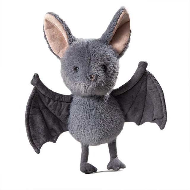 Halloween Fledermaus Schwein Puppe, Plüschtier, 26cm, ab 14 Jahre - Bild 1