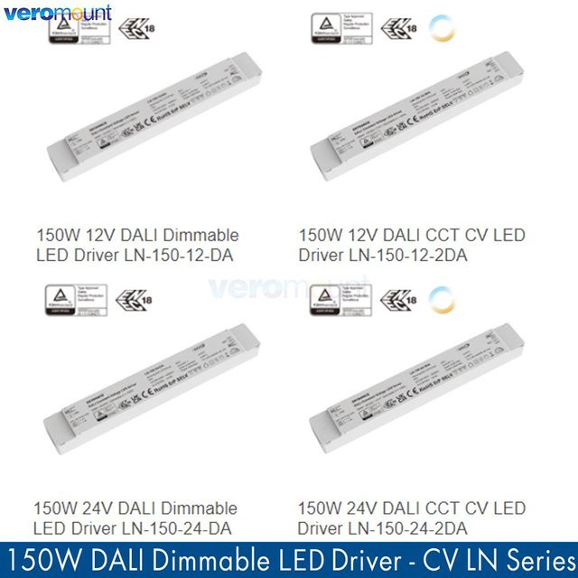 Skydance DALI Konstantspannung LED-Treiber LN-150-12-DA LN-150-24-DA dimmbar für einfarbige CCT-LED-Streifen 150W - Bild 1