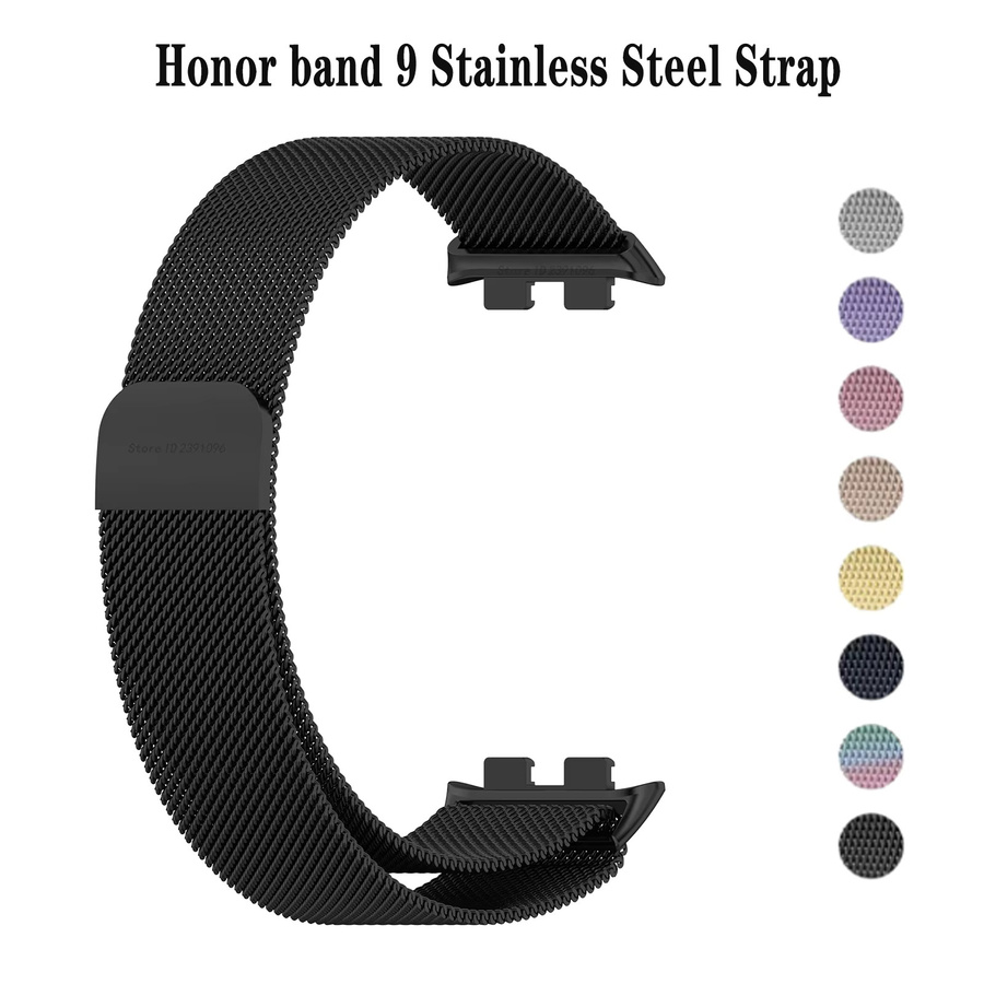 Armband für Honor Band 9, Edelstahl, Silber, Unisex - Bild 2