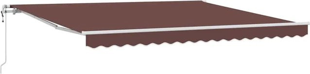 vidaXL Markise mit Fernbedienung in Braun, B/H: 400 x 300 cm - Bild 1