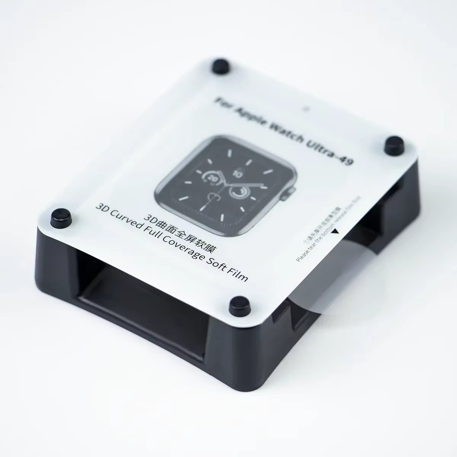 CAOWTAN Displayschutz Silikon, transparent, Apple Series 10 46 mm 42 mm / Watch Ultra 49 mm / 9 8 7 6 5 4 3 SE 45 mm 41 mm 44 mm 40 mm - Bild 2