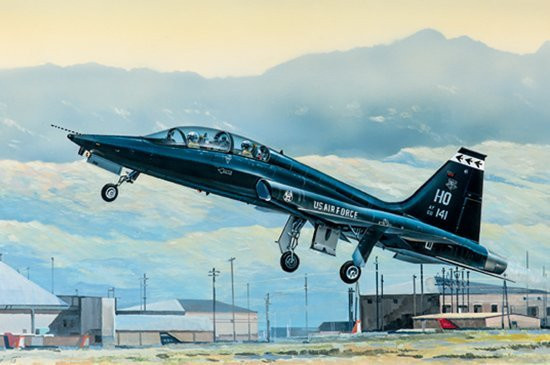 Trumpeter US T-38A Talon, Modell, 1:48, Schwarz - Bild 1