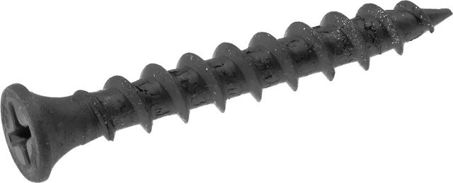 Rigips Gipsplattenschraube Phillips aus Stahl, Farbe: Schwarz, Durchmesser: 5,5 mm, Länge: 38 mm, 100 Stück - Bild 1