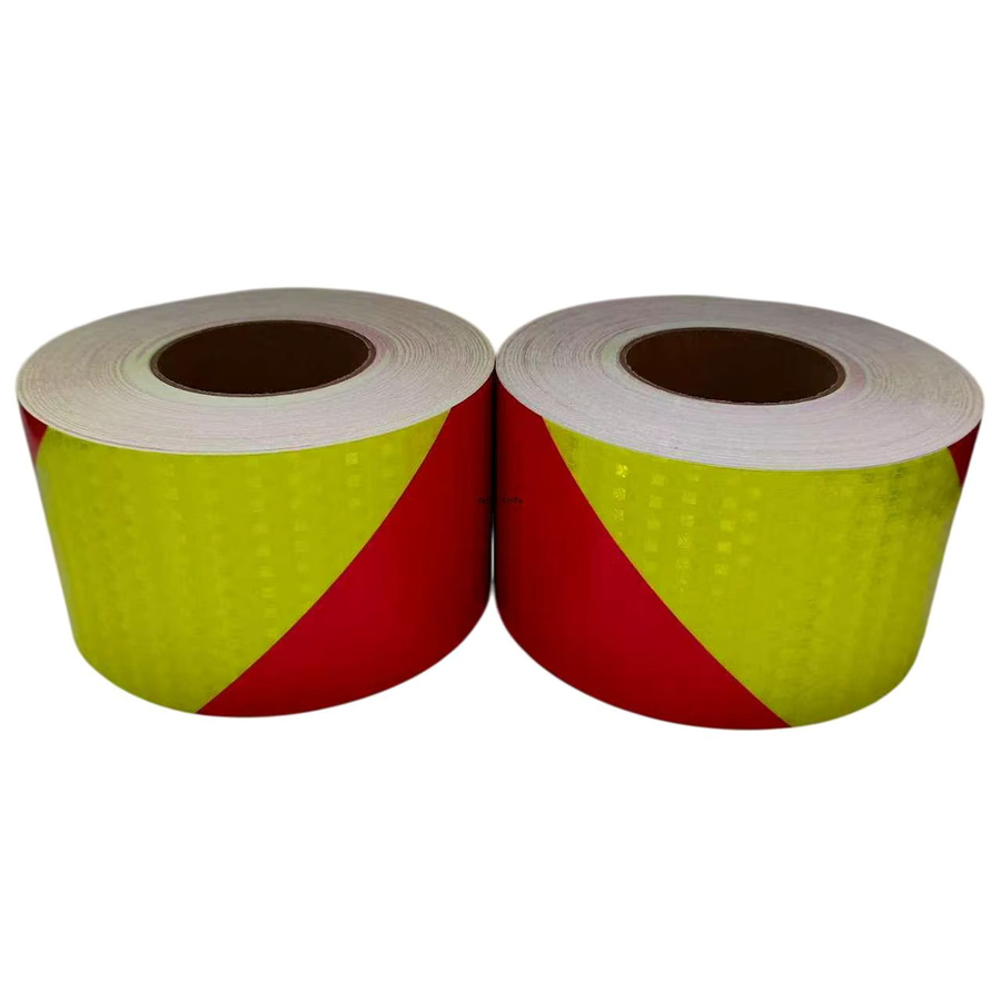 Satop Cinta Reflektierendes Klebeband in Gelb und Rot, Wasserdichte Fluoreszierende Twill Aufkleber, 5 m Länge - Bild 3
