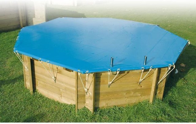 UBBINK Sicherheitsabdeckung für Schwimmbecken, Blau - Bild 1