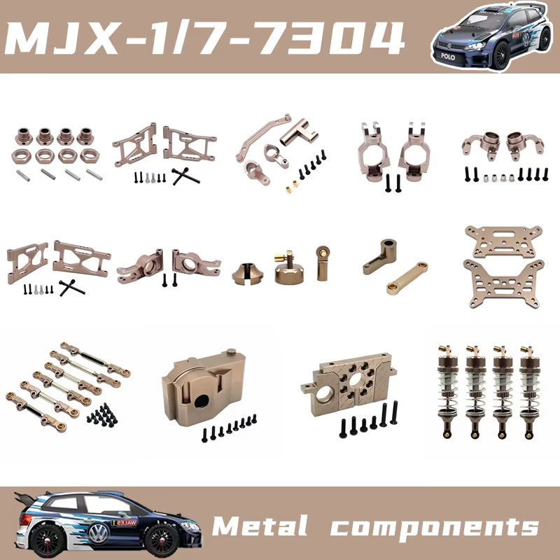 YIEN RC-Auto Ersatzteile, Metallversion, Grau - Bild 3
