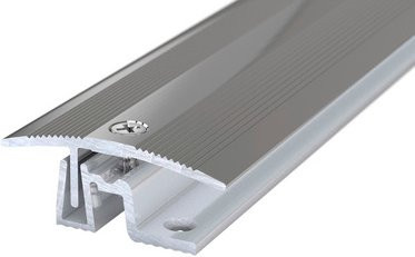 CARL PRINZ Übergangsprofil PS 400 aus Aluminium, silberfarben, B: 38 mm, H: 15 mm, versenkt gelocht - Bild 1