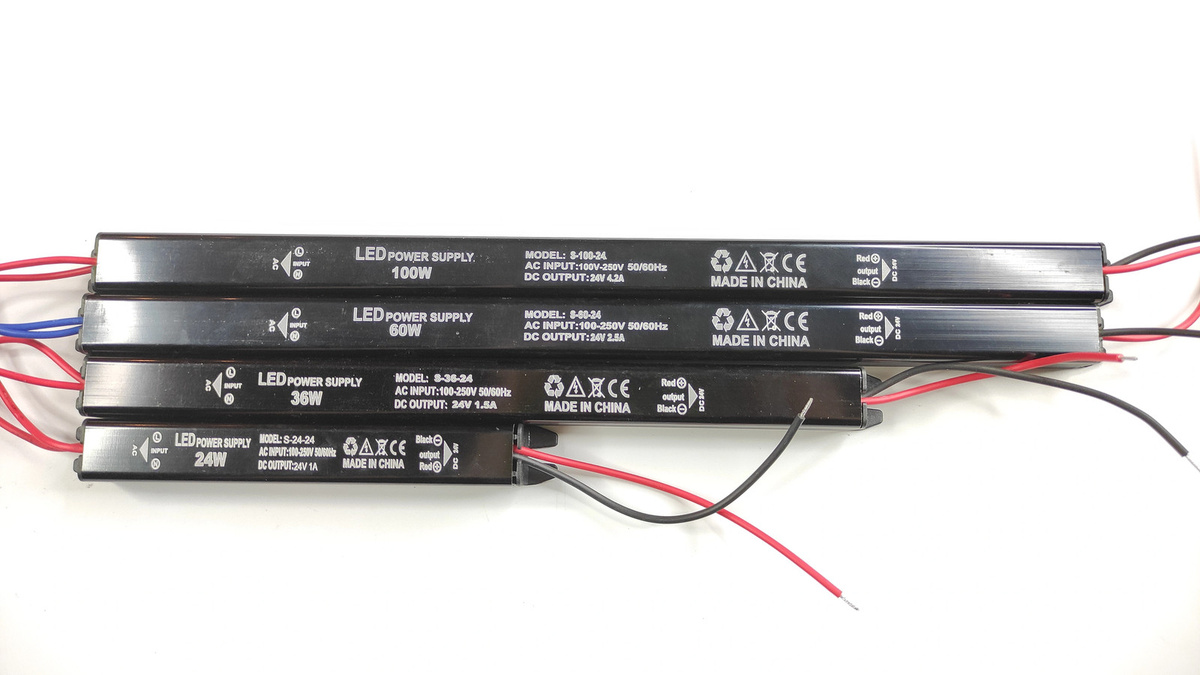 Manviv LED Netzteil Treiber für DC 12V 24V Stromversorgung, Schwarz - Bild 6