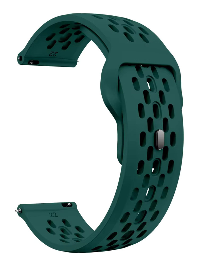 XCL Uhrenarmband Silikon, Schwarz, Unisex - Bild 3