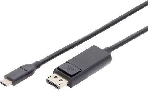 Digitus USB-C auf HDMI Adapterkabel in Schwarz, 4K @ 60Hz, Länge: 2,00 m - Bild 1