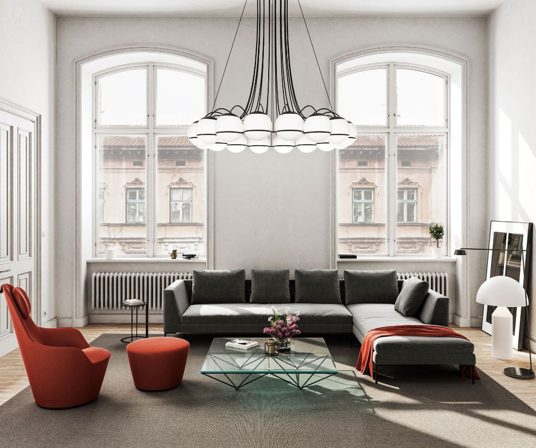 B&B Italia Alanda 18 Couchtisch Viereckig aus Glas in Transparent Glossy - Bild 2