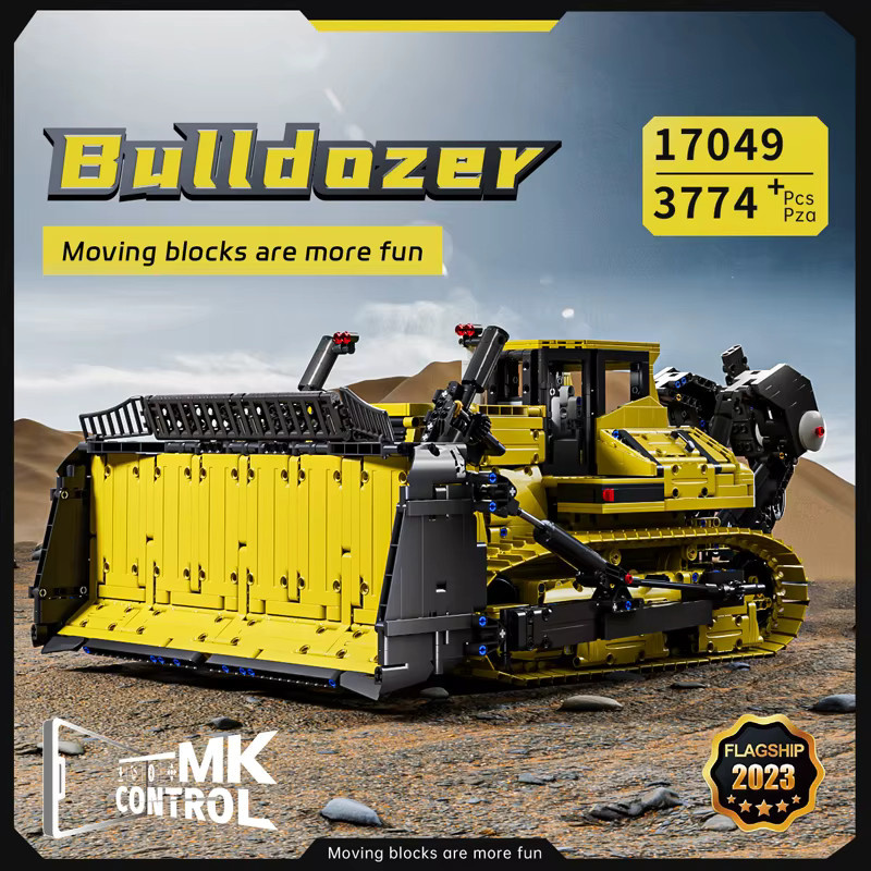 Mould King 17049 Technischer Auto-Baustein PR766 Bulldozer, ferngesteuert, ab 14 Jahren - Bild 3