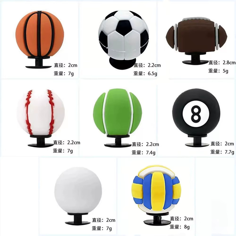 Lanxi League Schuh-Charms, Basketball Fußball Serie, Kinder - Bild 2