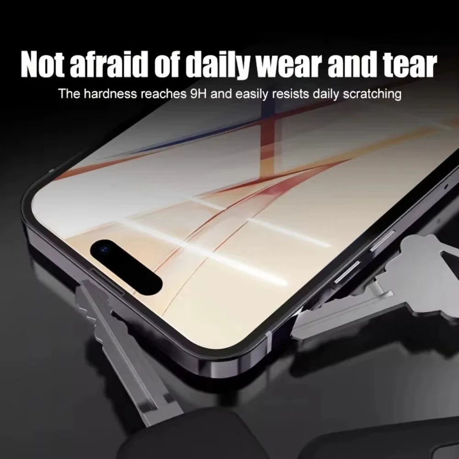 3er-Pack Cloer HD Vollbild-Displayschutzfolie aus gehärtetem Glas für iPhone 17 16 15 14 Pro Max 13 12 11 Plus XR XS Max transparent - Bild 3