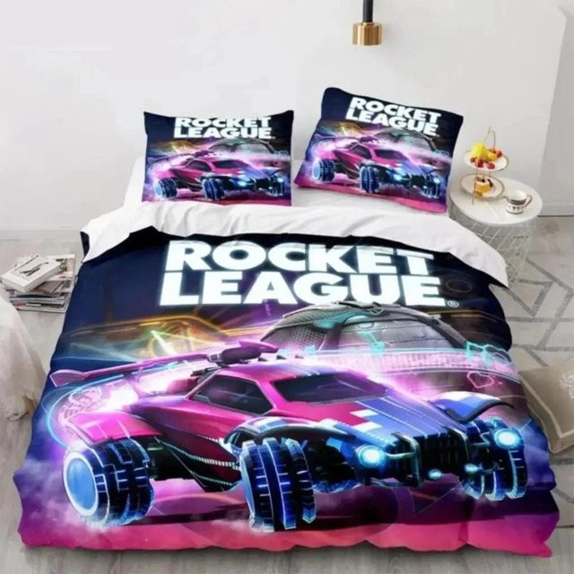 Bettwäsche Set Lodestar mit 3D Druck Motiv Fahrzeuge, Mehrfarbig, Bestehend aus Bettbezug und Kissenbezug, B/H: 70 x 133 cm - Bild 1